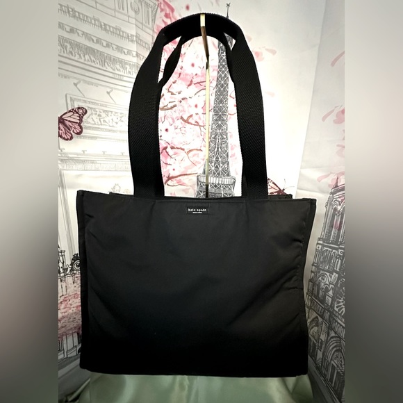 kate spade Bags Kate Spade Extra Large Zipper Top Nylon Tote Bag